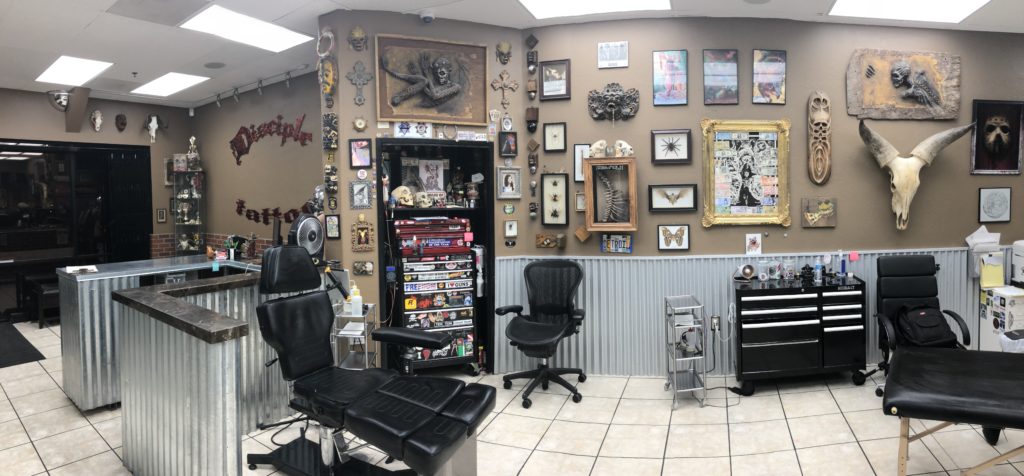 disciple tattoo interior shop